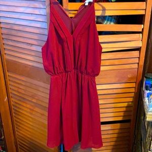 Maroon Wine Red Dress